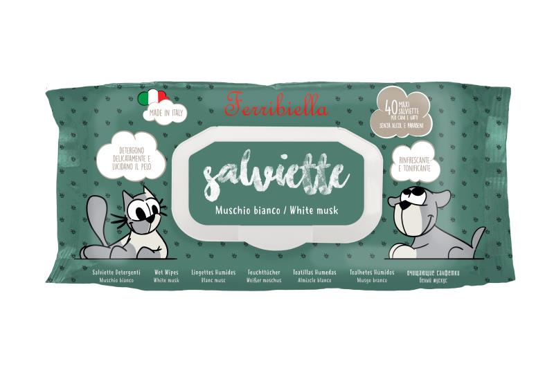 ESP.12PZ SALVIETTE MUSCHIO BIANCO (12X40)